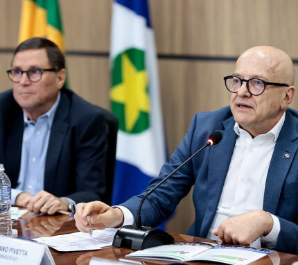 O governador Otaviano Pivetta (Republicanos). 