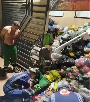 Gari sofre acidente de trabalho e perde perna em Várzea Grande