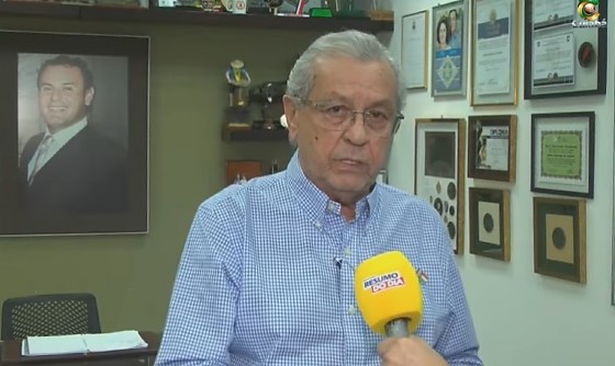 O senador Jayme Campos (União Brasil), pré-candidato ao governo.