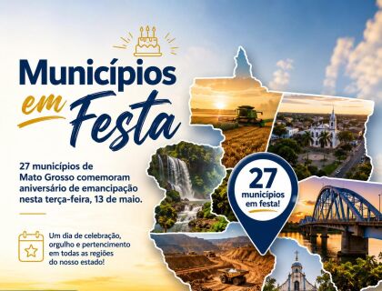Municípios em festa