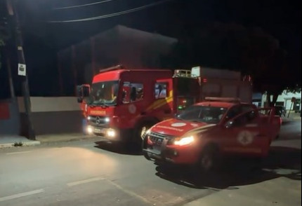 Curto-circuito em fiação causa incêndio na Igreja Universal em Sorriso