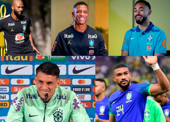 Jogadores não tão conhecidos do público na seleção 