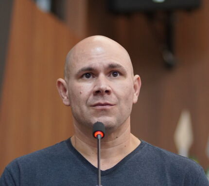 O prefeito de Cuiabá, Abilio Brunini (PL). 