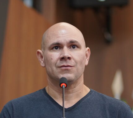 O prefeito de Cuiabá, Abilio Brunini (PL). 