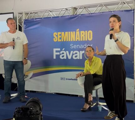 A presidente do PSD Mulher em MT e pré-candidata a deputada estadual, Rafaela Fávaro. 