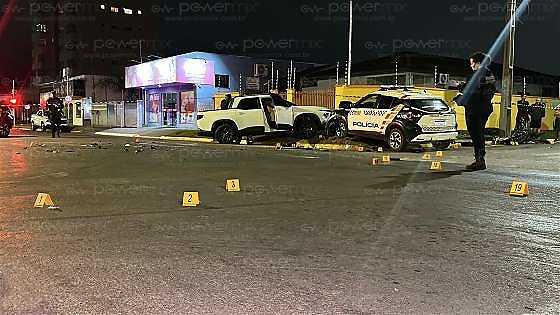 Perseguição policial causa colisão tripla em Nova Mutum