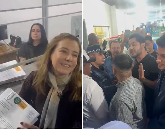 Flávia confusão na Câmara