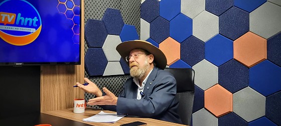 O deputado federal Nelson Barbudo (Podemos) no HNT Entrevista.