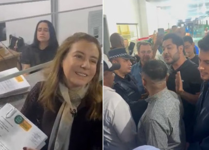 Flávia confusão na Câmara