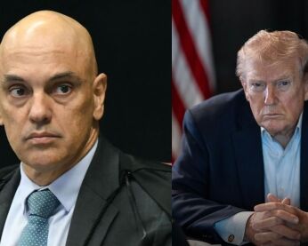 Trump e Alexandre de Moraes