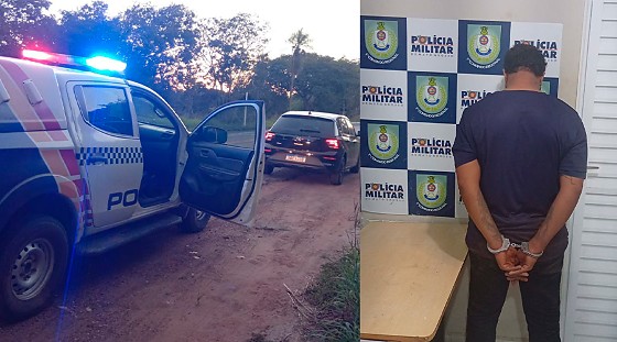 Prisão por roubar carro no parque das aguas 