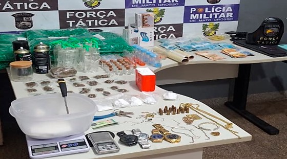 Casal preso com entorpecentes em Rondonópolis