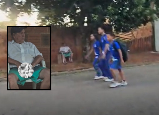 Idoso é preso em flagrante se masturbando para crianças próximo à escola