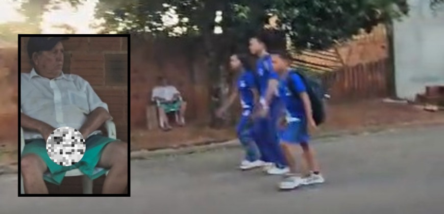 Idoso é preso em flagrante se masturbando para crianças próximo à escola