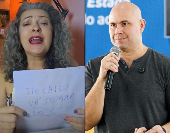 A humorista Damares Oliveira, criadora da 'Bispa Damares' da Igreja 