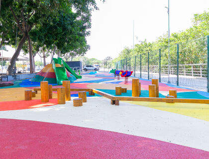 Prefeitura entrega novo playground na Orla do Porto e amplia espaços de lazer para famílias cuiabanas