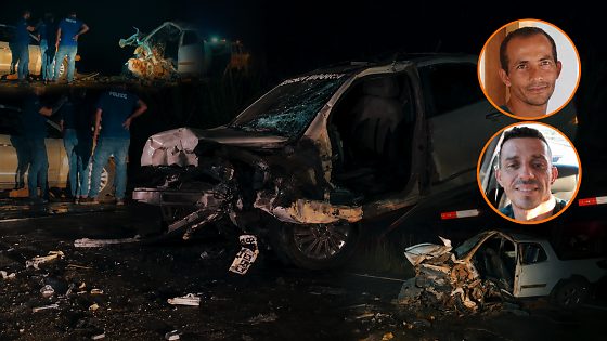 Batida frontal violenta entre Siena e Strada mata dois motoristas na MT-325 em MT