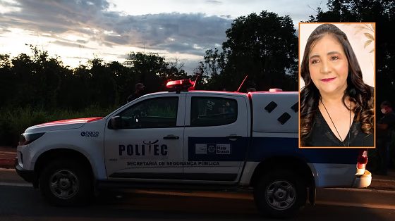 Idosa é morta atropelada por caminhonete e caminhão ao procurar sinal de internet
