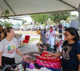 Feira movimenta VG com almoço especial e produtos frescos direto do produtor