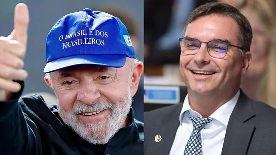 LULA E FLAVIO BOLSONARO
