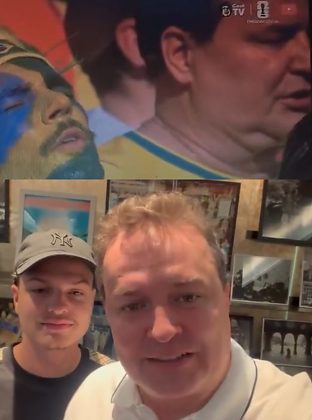 Max Russi é flagrado pela Fifa em jogo do Brasil nos EUA e justifica 'carona' com filho