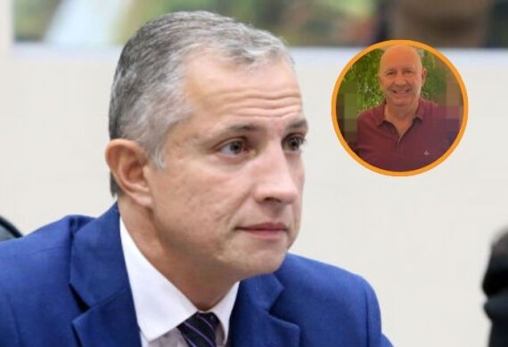 O deputado estadual Faissal Calil (PL) e à direita o advogado Roberto Zampieri.