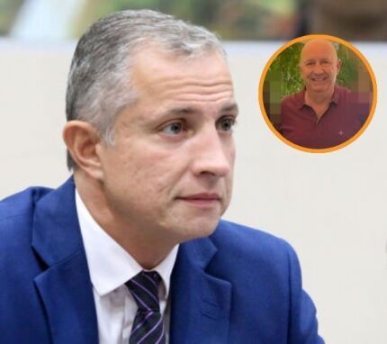 O deputado estadual Faissal Calil (PL) e à direita o advogado Roberto Zampieri.