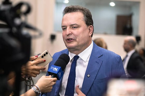O presidente da Assembleia Legislativa (ALMT), Max Russi (Podemos). 