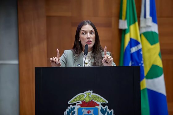 A deputada estadual Janaina Riva (MDB).