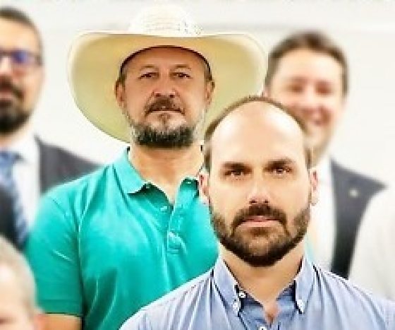 CATTANI E EDUARDO BOLSONARO