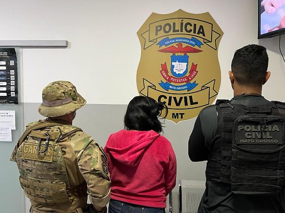 Mulher presa em MT por assassinato em MS
