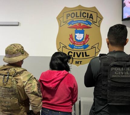 Mulher presa em MT por assassinato em MS 