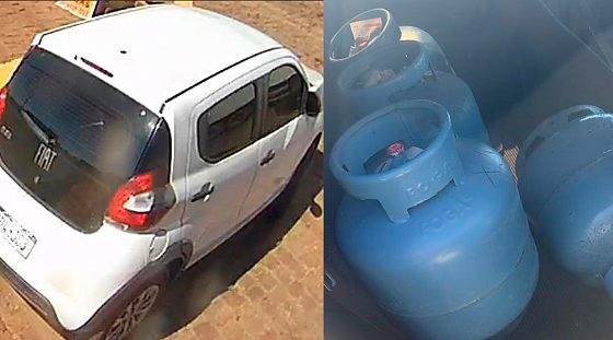 Homem preso por furto de gás