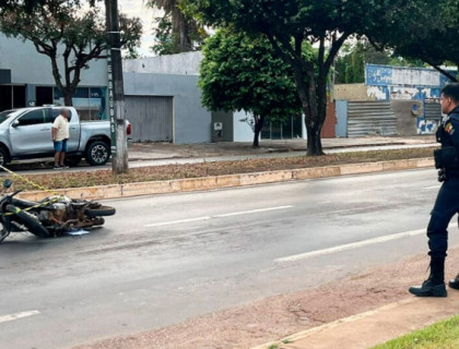 ACIDENTE HONDA BIZ SINOP