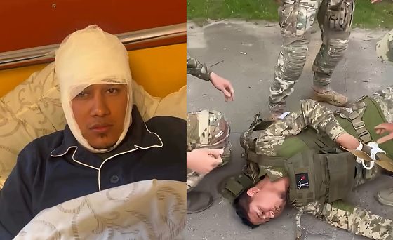 Combatente cacerense agredido na ucrânia