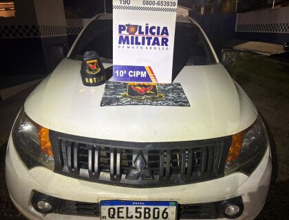 Caminhonete roubada em MT