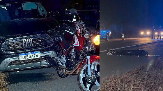 Acidente com morte de idoso na BR 070