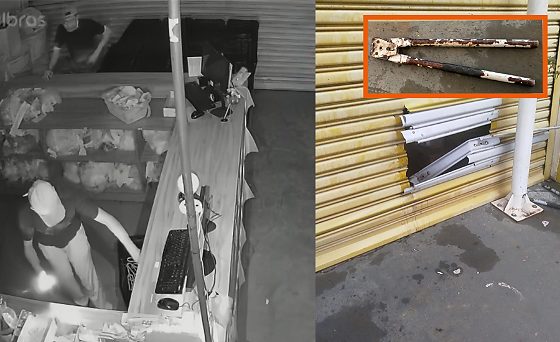 criminosos invadem e furtam brechó em Cuiabá