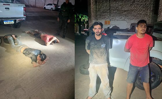 Dupla é presa tentando furtar peças de veículos em empresa de VG 
