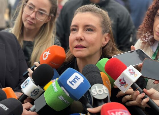A prefeita de Várzea Grande, Flávia Moretti (PL). 