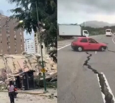 Terremoto de magnitude 7,5 na Venezuela deixou pelo menos 164 mortos.