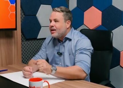 O pré-candidato ao Senado, Diogo Botelho (PDT), no podcast HNT Entrevista. 