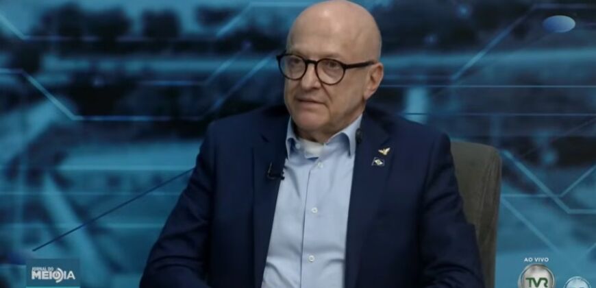 O governador Otaviano Pivetta (Republicanos). 