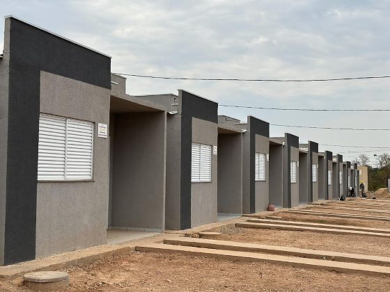 Casas do Programa SER Família Habitação, modaliade Entrada Facilitada, que já foram entregues em Nova Olímpia.