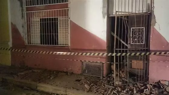 casarão desabou em Centro Histórico de Cuiabá