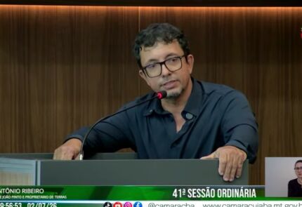 José Antônio Ribeiro é herdeiro de João Antônio Pinto, proprietário de área no Contorno Leste, em Cuiabá, que foi assassinado em 2024 após terra ser invadida. 