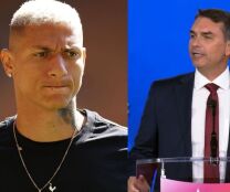 Richarlison e Flávio Bolsonaro