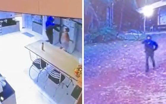 Dupla armada invade chácara, rouba caminhonete e capota em fuga; vídeo