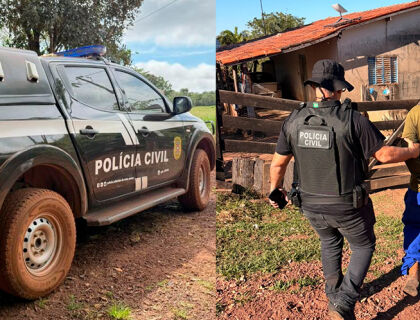 CUMPRIMENTO DE MANDADO_Estupro de vulnerável_homem de 40 anos foi preso