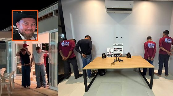 Criminosos invadem festa e fazem produtor rural Juliano Queiroz de refem  